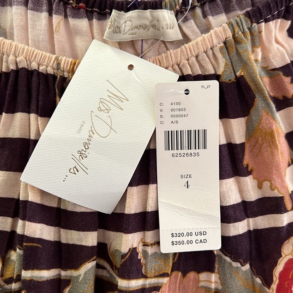 Anthropologie Mes Demoiselles Floral Striped Maxi Dress - Picture 9 of 12
